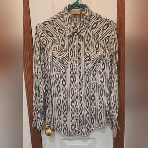 Wrangler Buttondown Light Weight Challie